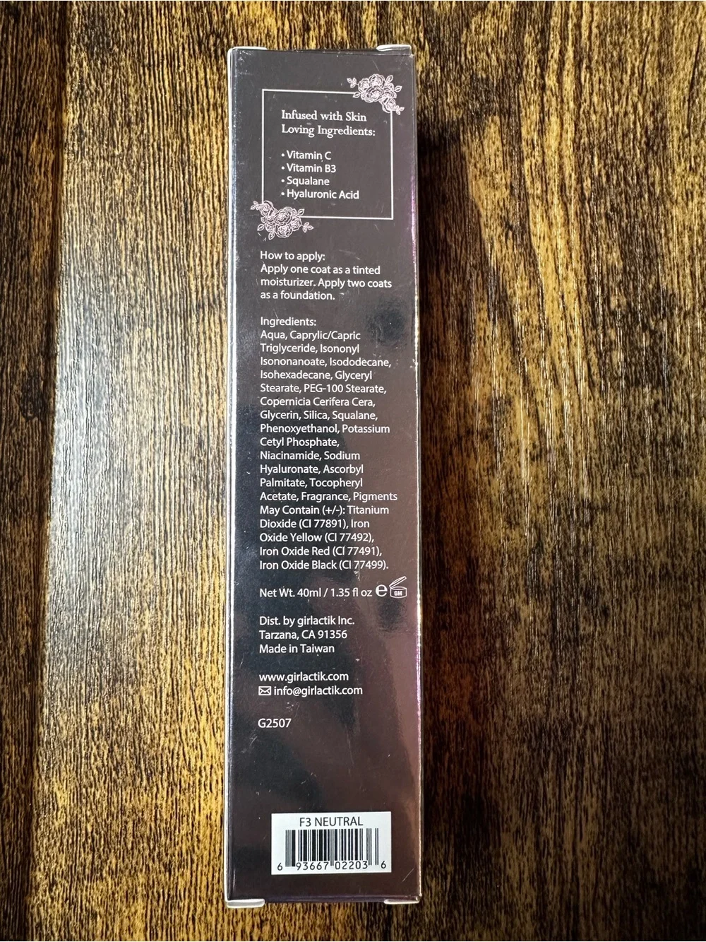 Girlactik luminous tint